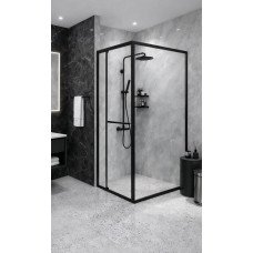 Душевая кабина INSANA Dakota Black 90х90х190 мм без поддона