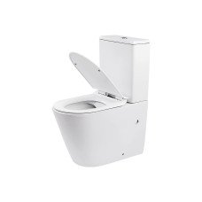 Унітаз безободковий Oleo 63*38*82 білий
