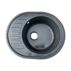 Мойка гранитная LIZA 62х50 графит NEW