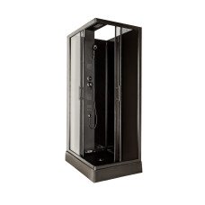 Душовий бокс Insana Alora Black 100 (XW9851) 80*100*215 мілкий  піддон