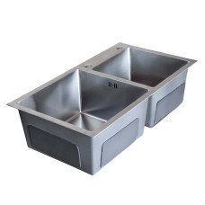 Мийка кухонна EDEN 7843 з нерж сталі 78*43*23 satin