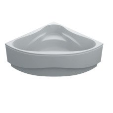 Ванна акрилова кутова MILANA 140x140 + ноги + екран під ванну