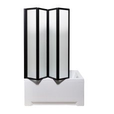 Душева шторка TIFFANI P Black 110x140