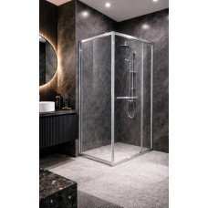 Душевая кабина INSANA Dakota chrome 90х90х190 мм без поддона