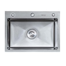 Мийка кухонна LEIF IB 6050 з нержавіючої сталі 60*50*22 satin
