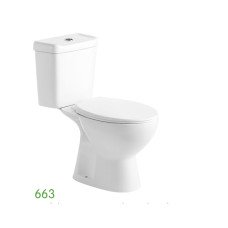 Унітаз  663 640*365*760 білий