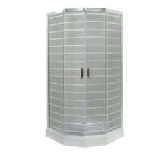Душевая кабина Insana - Ida White P 92/5 W LN 90х90х205 низкий поддон
