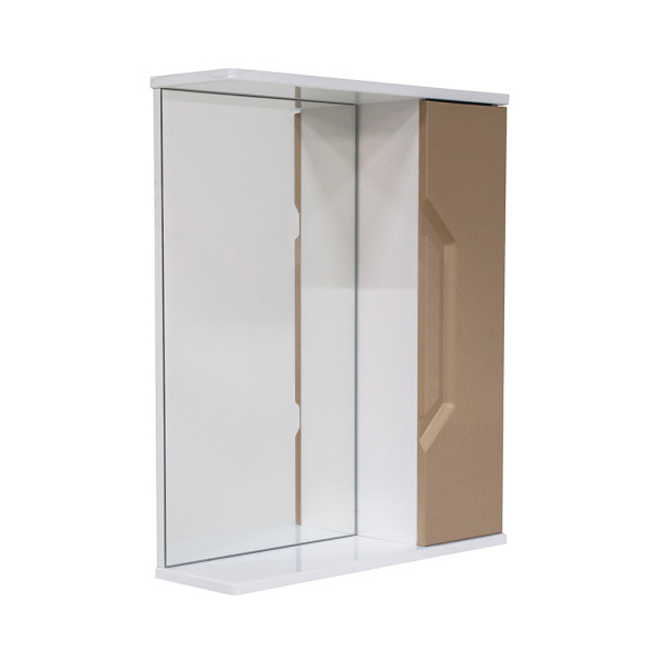 Подвесной шкафчик с зеркалом Satin 60 карамель браш