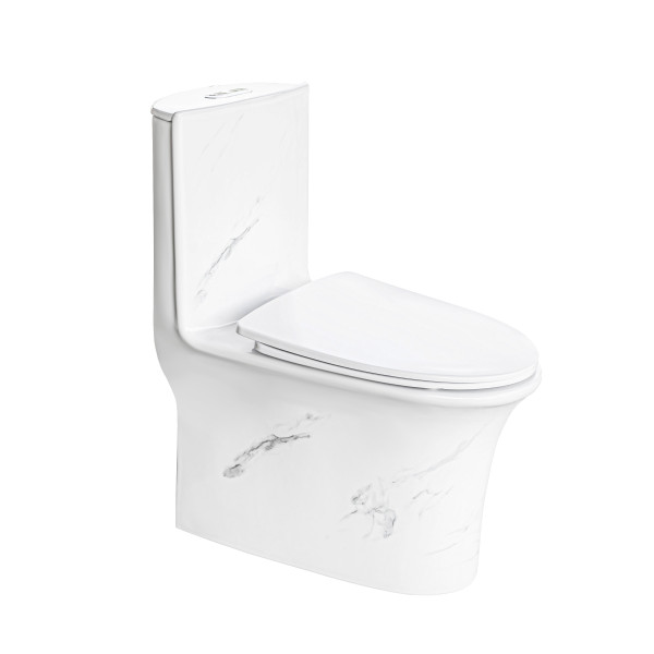 Унітаз-моноблок SY 1612 PAINT rim 71*39*77 білий