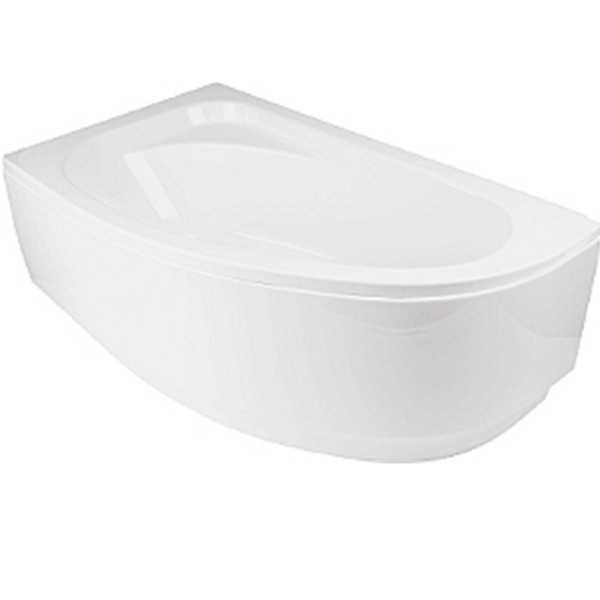 Ванна акрилова асиметрична Cornea 150x100 L з ногами і панеллю