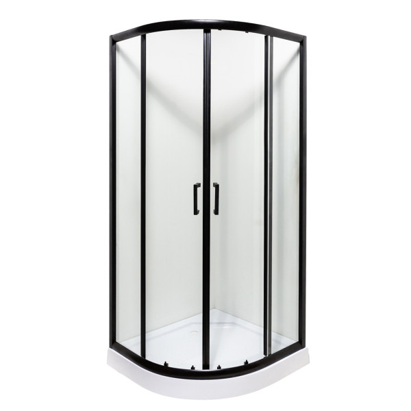 Душевая кабина Insana MIRA black 90x90x205 мелкий поддон