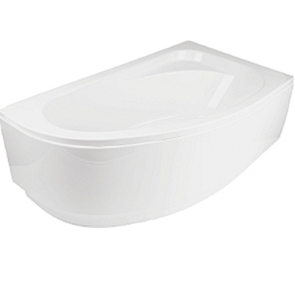 Ванна акрилова асиметрична Cornea 150X100 R з ногами і панеллю