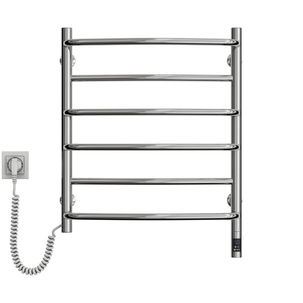 Электрическое полотенцесушитель н/ж. Омега 530*600 L Sensor