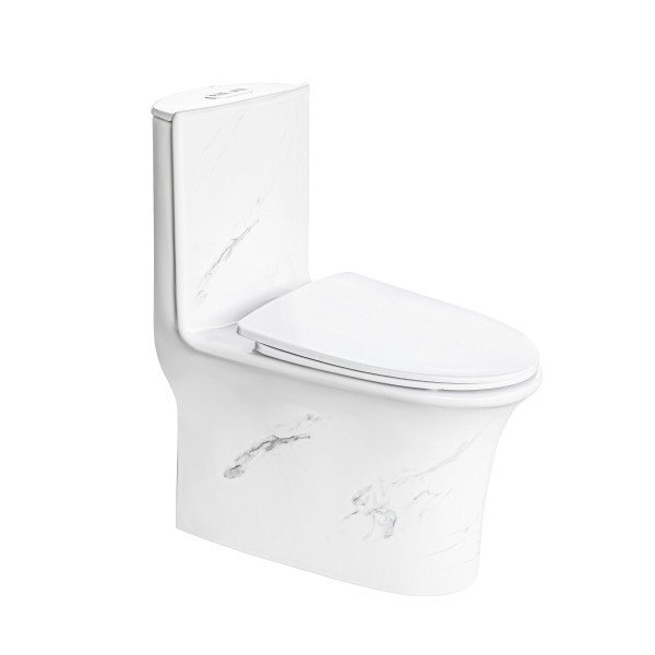 Унітаз-моноблок SY 1612 PAINT rim 71*39*77 білий