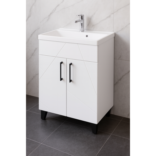 Тумба Велла під умивальник Idea 55 Д2 (Біла)