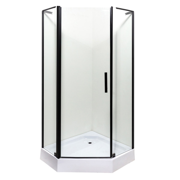 Душевая кабина Insana Ethna Black P91 B 90x90x200 мелкий поддон
